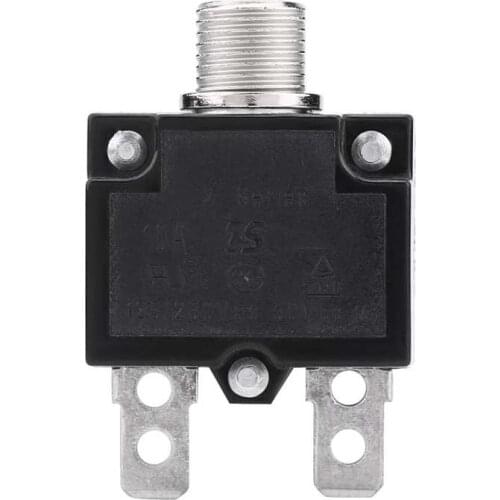 AC 125/250V Reset Thermal Switch Circuit Breaker Over Current Overload Protector Circuit Thermal Breaker for Generator