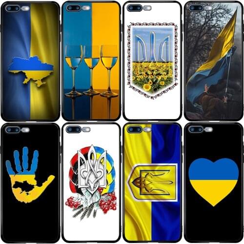 Phone Case for Xiaomi Redmi Note 10 9 9S 9A 8 8T 7 6 7A 6A 5A 5 A1 A2 A3 Pro Max Plus Lite UA Ukraine Flag