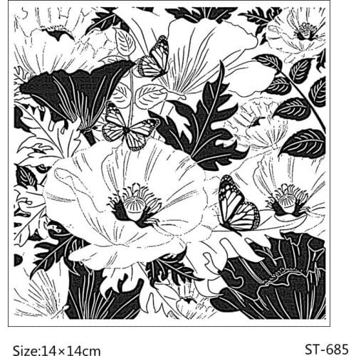 14x14cm Leaves Fall Clear Stamps Transparent Seal Silicone Seal TPR Christmas Wedding Roller Stamps DIY Scrapbook Album Card