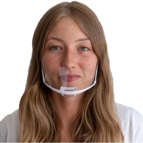 10PCS Transparent Safety Visor Face Protective Anti-Fog Food Face Shield For Mouth Nose Kitchen Oil Splash Protective Scarf