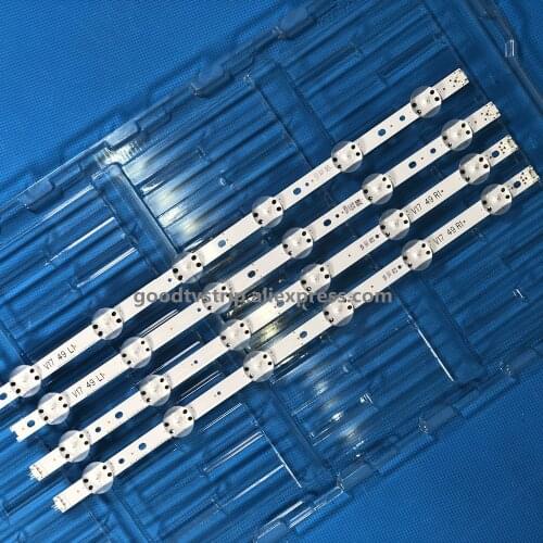 LED Backlight Strip 6 Lamp for LG 49UV340C 49uj6510 49UJ6565 49UJ670V 49 V17 ART3 2862 2863 49LV340C JB3B1591A02499