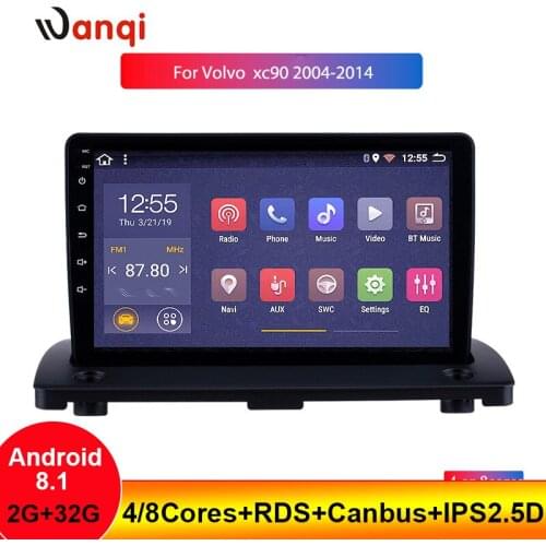 Eight Cores 2+32G Car GPS Navigation for 2004-2014 Volvo XC90 9 inch Radio Multimedia Player Car System Auto Stereo Monitor BT