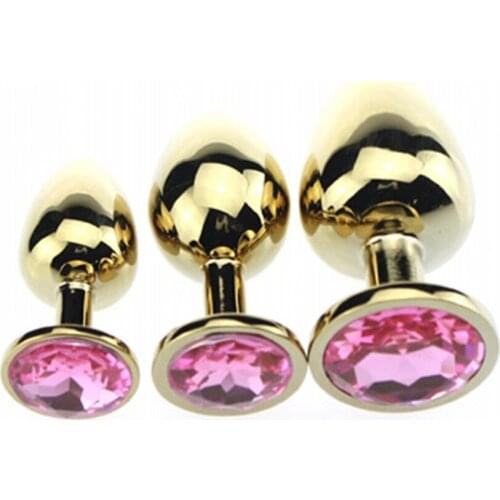 S/M/L Woman Vaginal Plug Erotic Massager Ass Butt Plug Stainless Anal Plug Dildo No Vibrator Anal Beads Dilator Adult Toys