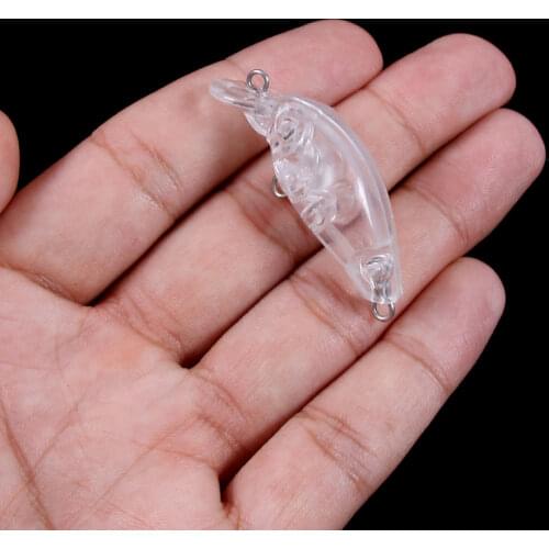 10pcs 4.5cm 2.9g blank nude baits crank pencil Minnow bait Unpainted Lure Bodies Fishing bait