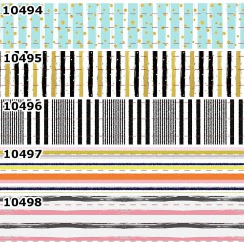 10yards - Different Sizes - Fashionable Stripe Style Watermelon Style Printed Grosgrain Ribbon Hair Accessories