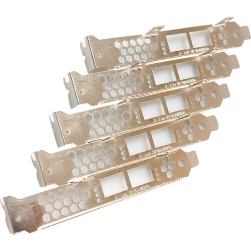 5pcs/Set New Full Height Bracket for Qlogic QLE2672 QLE2662 QLE2692 16GB HBA