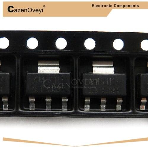 50pcs/lot AMS1117-3.3 AMS1117 3.3 AMS1117-3.3V SOT-223 new original In Stock