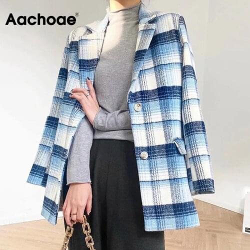 Aachoae Women's Long Blazers