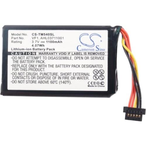 Cameron Sino 1100mah battery for TOMTOM 4CF5.002.00 Go 540 Go 540 Live AHL03711001 VF1 batteries