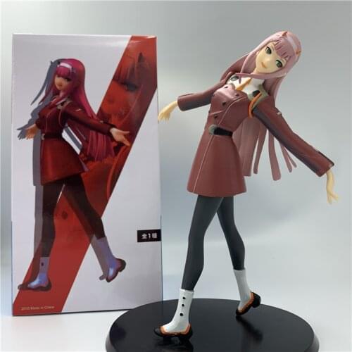 Anime DARLING in the FRANXX 02 Zero Two Red Dancing PVC Action Figure Collectible Model Dolls Toys Figurine Gift 21cm