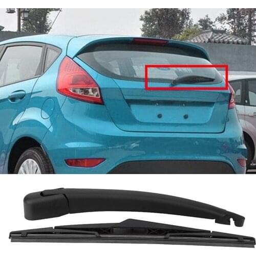 Car Rear Windshield Windscreen Wiper Arm & Blade Set For Ford Fiesta MK6 MK7 ST150 02-08