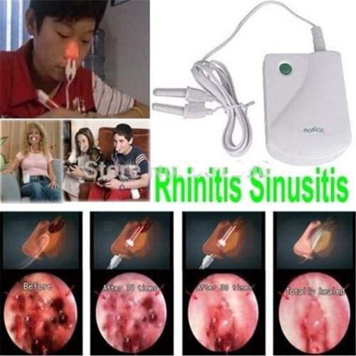 Freeshipping Gift Allergy Reliever,Low frequency laser rhinitis/anti-snore apparatus,Rhinitis Therapy Massager Machine
