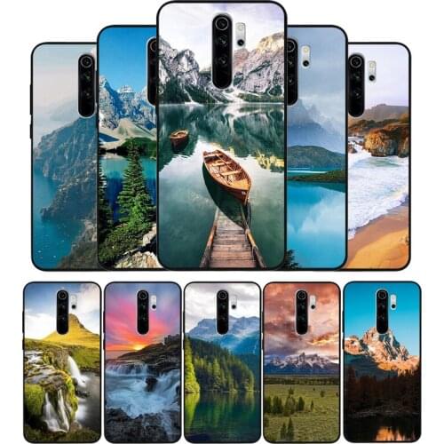 Natural view black Phone Case For Xiaomi Redmi note 9 8 7 6 5 4 Pro S for redmi 4A 4X 5 Plus 5A 7A Cover