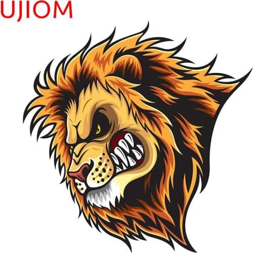 UJIOM Angry Lion Head Decor Poster Wallpaper Wall Decorations Living Room Decals Bedroom Accessories Room Decor Wall Stickers