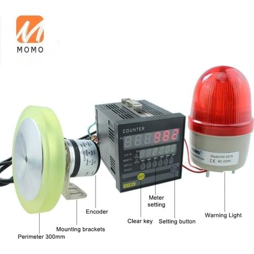 Electronic Calculation Table Counter for Drum Measuring Length with Alarm Controller