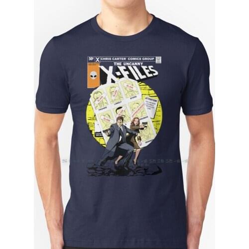The Uncanny X-Files T Shirt 100% Pure Cotton X Files X Men Dana Scully Fox Mulder The Lone Gunmen Skinner Parody Days Of Future