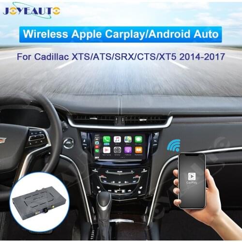 JoyeAuto Wireless Carplay For Cadillac ATS CTS XT5 XTS SRX 2014 - 2017 Android Auto Car Play Smart Module USB Radio Camera GPS