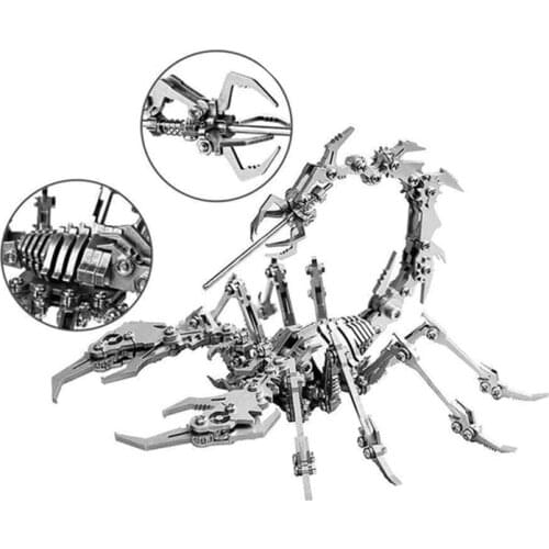 New Arrival Steel Warcrafts 3D Metal Puzzle Set Manually Assemble Animal Models with High Difficulty for Adults Kids Gift Collec