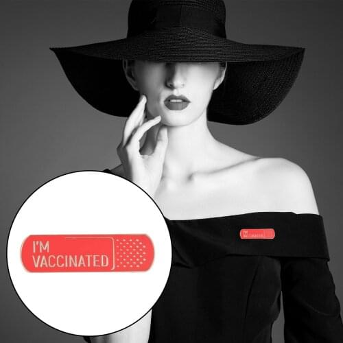 I Am Vaccinated Pin Mini Pin For Men And Women,adults And Children Jewelry Corsage Brooches Lapel Pin Badge Gift