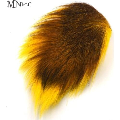 MNFT Northern Dyed Deer Tail Fly Tying Material Yellow Green Blue Black Natural Color Options
