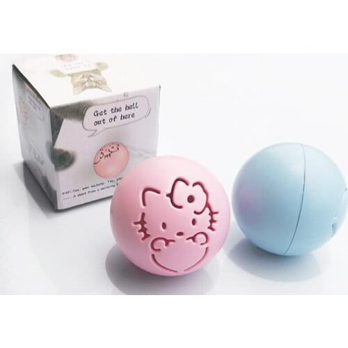 Mint plastic cat toy ball Tease cat ball Pet cat toy ball Cat bite play interactive toy ball