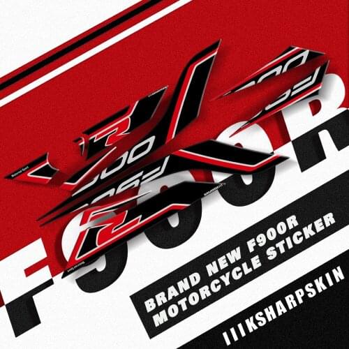 New sale Motorcycle 3D Gel rear fairing sticker Rear Seat Unit Gel edge Paint Protector stickers For F900R 2020 f900 r