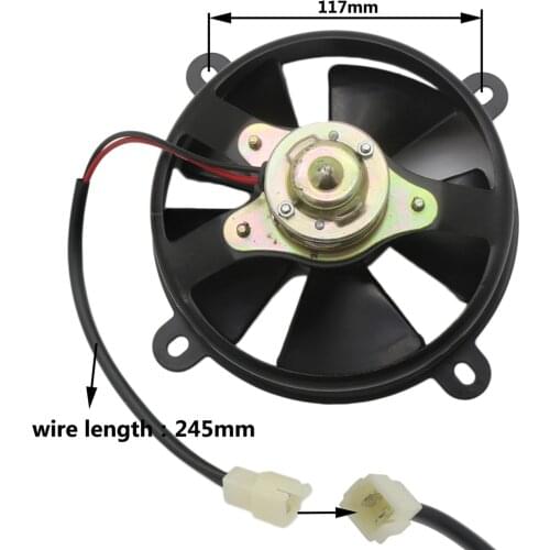 Motorcycle cooling fan Dirt Pit Bike 150CC 250CC Motorcycle ATV Quad Oil Cooler Water Cooler Radiator Electric