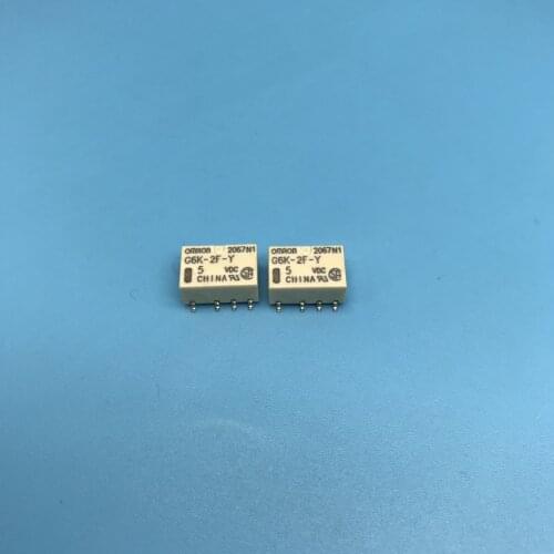 Original G6K-2F-Y-5VDC 8pin SMT relays