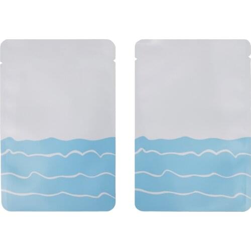 Aluminum Foil Mylar Plastic Bags Vacuum Sealing PP Packaging Bags Matte Open Top Pouches Metallic Mylar Storage Bags With Print