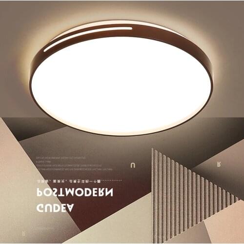Simple and modern bedroom lamp round study lamp creative home living room lamp ultra-thin LED ceiling lamp