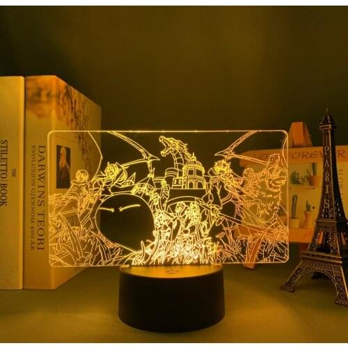 Led Light Manga Slime Isekai for Kids Bedroom Decor Night Light That Time I Got Reincarnated As A Slime Anime 3d Lamp TenSura