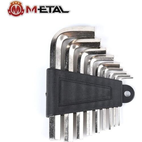 Tactical Hex Wrench Set Short Long Version Stainless Steel Allen Key Hunting Airsoft Rifle Wrench Repair Tool