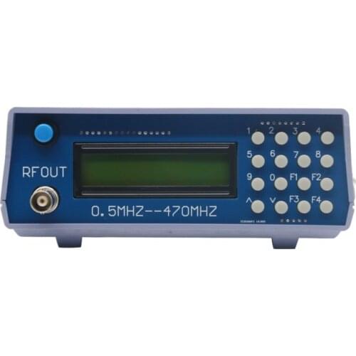 0.5Mhz-470Mhz RF Signal Generator Meter Tester for FM Radio Walkie-Talkie Debug