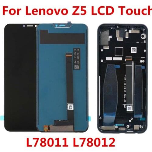 LCD For LENOVO Z5 Display Touch Screen Replacement for Lenovo Z5 L78011 L78012 LCD Display