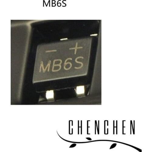 30pcs/lot MB6S 0.5A 600V SOP-4 100% New Original