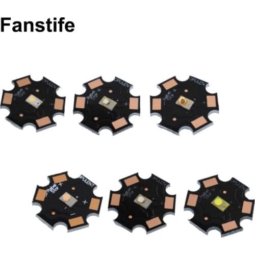 5pcs/lot Rebel ES Royal Blue LED 440-460nm Led Emitter on 20 mm Board