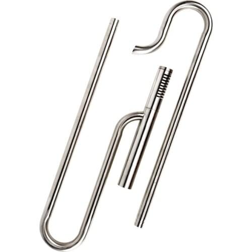 Aquarium stainless steel inlet and outlet water grass cylinder degreasing membrane filter bucket inlet and outlet pipe 12MM 16MM