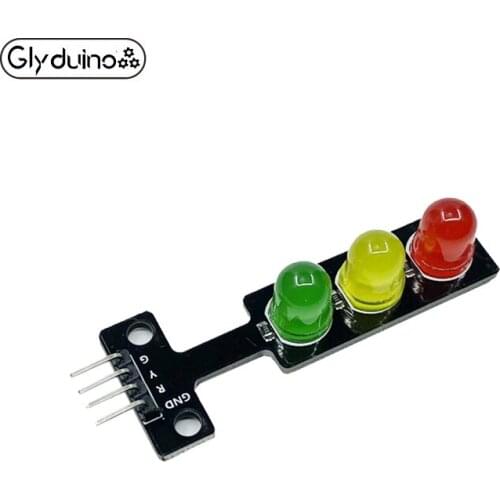 Glyduino Led Individual Control Traffic Signal Light 5V Traffic Light Emitting Common Cathode Module DIY