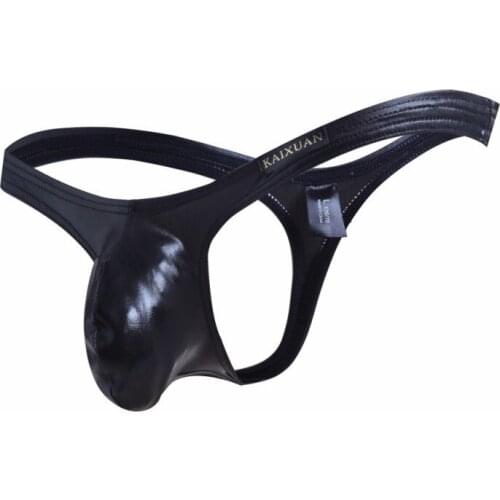 JICLIXHO Men's Leather Briefs