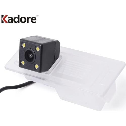 For Kia Sorento 2015 2016 2017 12V Car Rearview Camera Backup Rear View Parking Camera CCD 4 LEDS Waterproof Night Vision