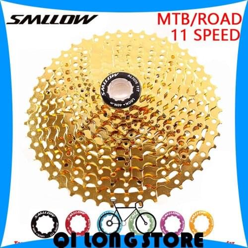 SMLLOW 11 speed MTB/Road Bicycle Cassette Freewheel 11-28T 32T 36T 40T 42T 46T 50T 52T Folding Bike Flywheel Cycling Accessories