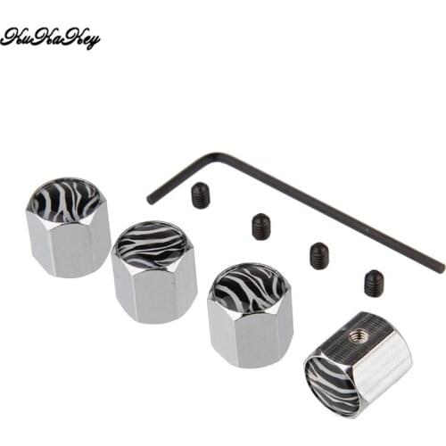 4pcs Car Tire Valve Stem Caps for Auto Bicycle Motorcycle Car Valve Covers Valves Zebra Pattern Car Accessories for BMW f30 f32