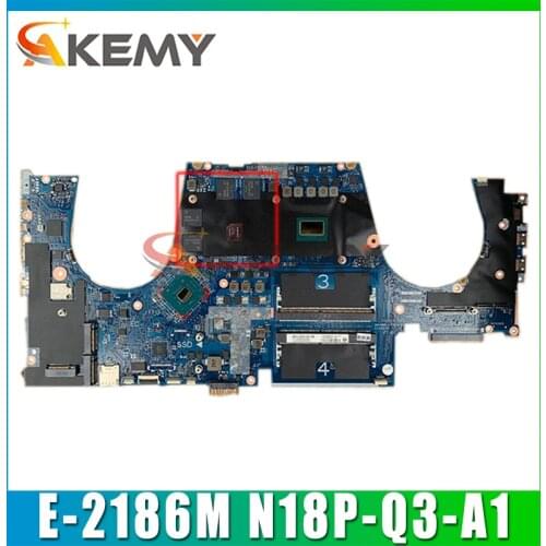Laptop motherboard For HP ZBOOK 15 G5 SRCKQ E-2186M Mainboard DA0XW2MBAG0 L28695-001 L28695-601 N18P-Q3-A1