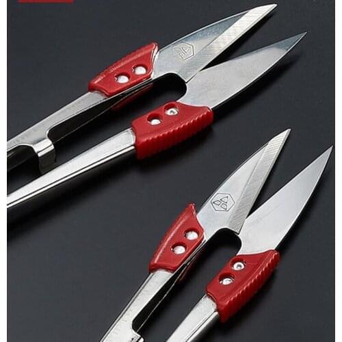 Stainless Cutting Scissors For Sewing Tailors Scissors Shears Steel Yarn Cross Stitch Embroidery U Shape Cutter Dressmaking Tool