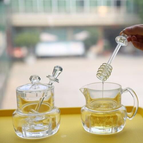 Transparent Acrylic Honey Jar,Honey Pot,with Lid,for Kitchen Use,Home Accessory,Honey Squeeze Dispenser