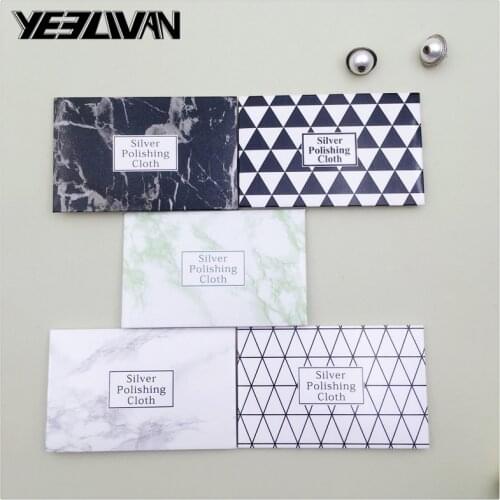 50Pcs/Lot Silver Polish Cloth Anti Tarnish Tools Wipe Maintain Sterling Silver Gold Jewelry Special Polishing Clean Jewelry