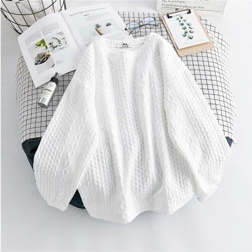 2021 new style sweater women loose Korean spring and autumn thin style European and American ins tide long-sleeved top
