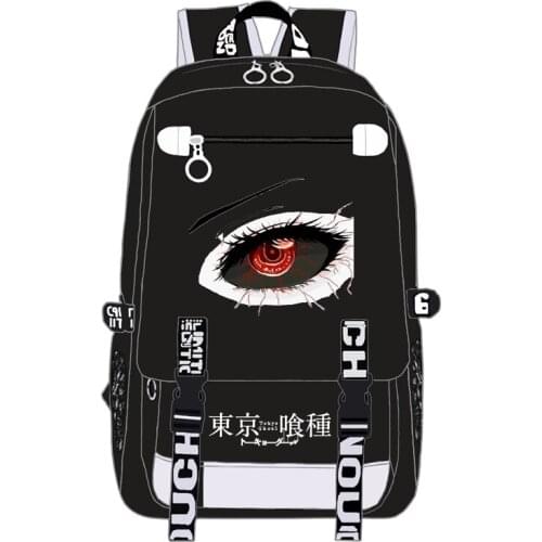 Tokyo Ghoul Anime Kaneki Ken USB Charging Backpack Boys Girls School Bag Bookbag Men Women Teenager Laptop Shoulders Bags