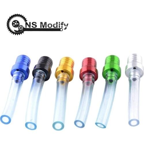 NS Modify Universal Motorcycle Gas Petrol Fuel Cap 2 Way Valves Vent Breather Hoses Tubes For Motocross ATV Quad Dirt Pit Bike