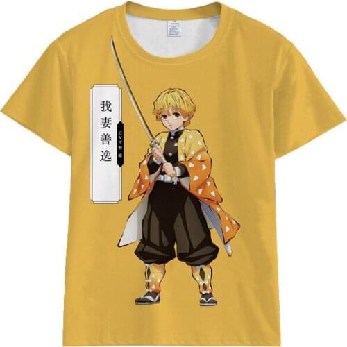 2020 3D Ghost Blade Printed T-shirt Men Women Tshirt Short Sleeve Casual Fashion High Quality Clothing Tees Tops